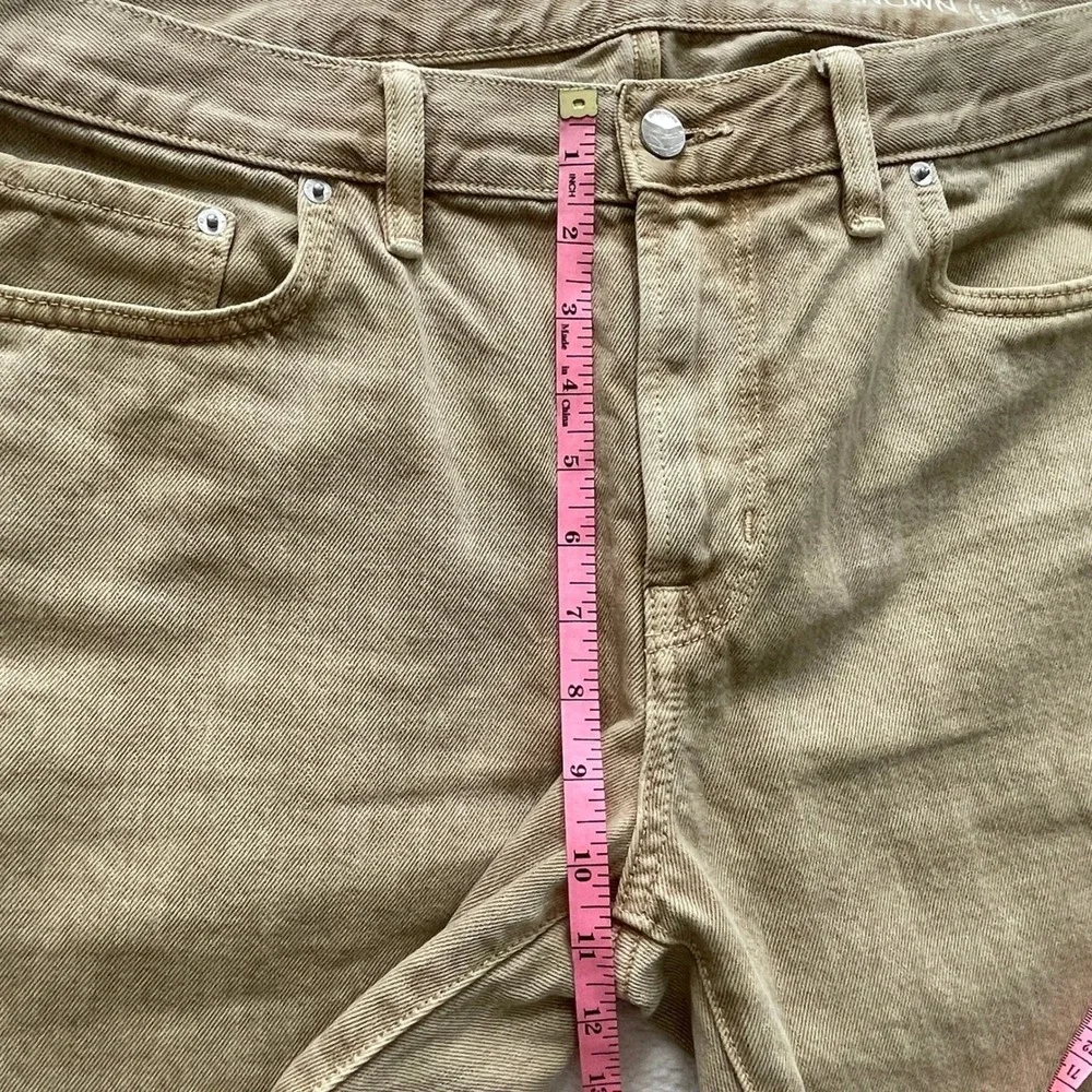 Outerknown SEA Jeans Drifter Tapered Fit‎ Beige Tan Organic Cotton Pants 33x30